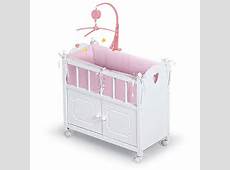 Doll Crib Cabinet bedding &mobile 4 American Girl doll