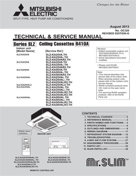 mitsubishi electric ka service manual manualzz