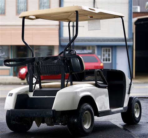 ezgo gas white golf cart buckeye pro golf carts