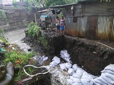 lluvia en managua causa estragos en barrios costeros