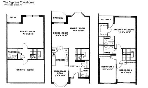 luxury townhouse floor plans  simple  glance jhmrad