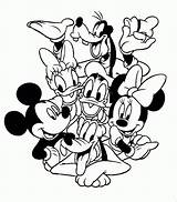 Mickey Mouse sketch template