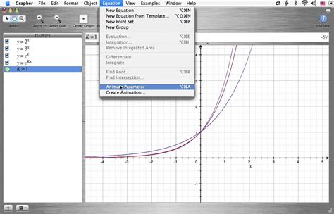 graphing exponential functions y b x and y e kx apple grapher graphing calculator youtube