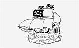 Pirate Ship Coloring Pages Drawing Pirates Nicepng sketch template