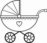 Carriage Buggy Sweetclipart sketch template