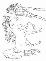 Reiterin Pferd Pferde Ausdrucken sketch template