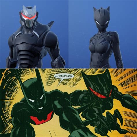 duos skin idea batman and catwoman beyond fortnitefashion