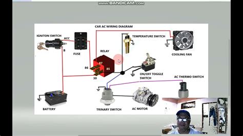 car ac wiring diagram youtube