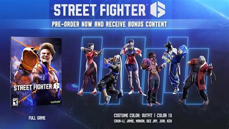 street fighter  bonus color