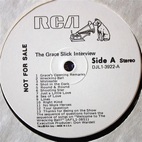 grace slick the grace slick interview 1981 vinyl discogs in 2020
