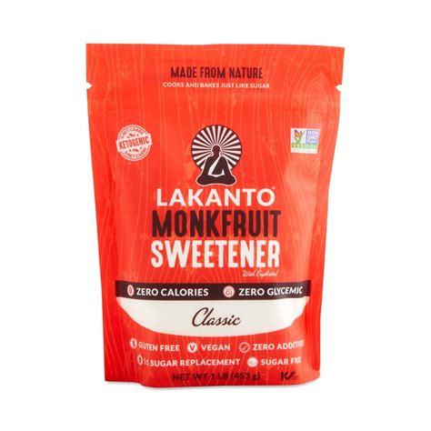 classic monkfruit sweetener  lakanto thrive market