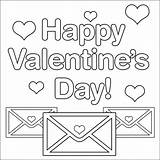 Valentine Coloring Pages Cards Kids sketch template