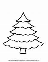 Tree Coloring Template Christmas Pages Mulberry Printable Templates sketch template