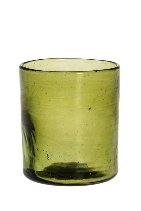Couleur Locale • Mouth Blown Glass Straight Olive Green • Couleur Locale
