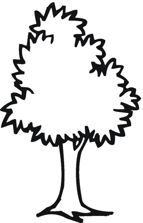 colouring page  tree clipart