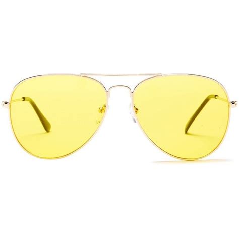 yellow aviators unisex glasses yellow lens sunglasses sunglasses uv
