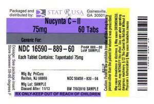 nucynta stat rx usa llc page