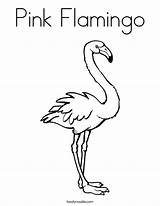 Flamingo Flamingos Twisty Ausmalbild Preschool Twistynoodle Getdrawings Sketch sketch template