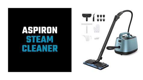 aspiron steam cleaner   accessories portable canister steam