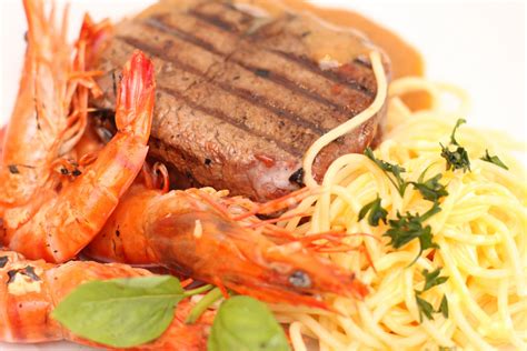 super easy surf and turf pasta