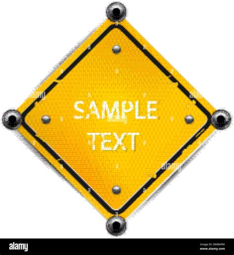 blank yellow warning signs high resolution stock photography  images