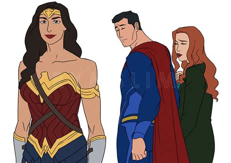 Gal Gadot Drawing Wonder Woman Justice League Cartoon