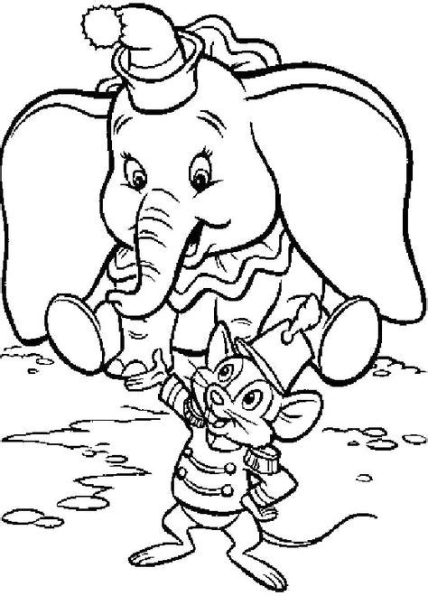 pictures dumbo  mouse coloring pages dumbo coloring pages