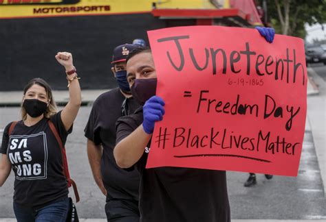 juneteenth events in us take on wider significance after george floyd