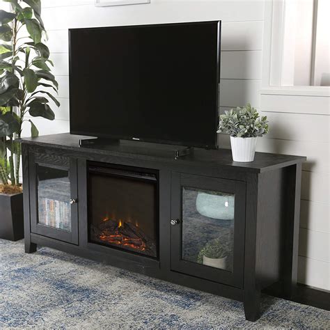 tv stand  fireplace