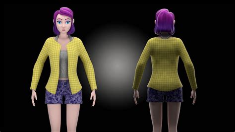 download 3d female characters modeling for animation blender 2 7x