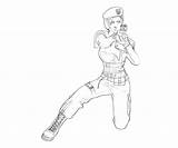 Jill Valentine Coloring Pages Character Another Printable sketch template