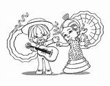 Coloring Pages Mariachi Mayo Cinco Band Couple Cute Getcolorings Printable Getdrawings sketch template