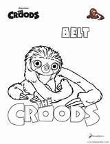 Croods Coloring4free sketch template