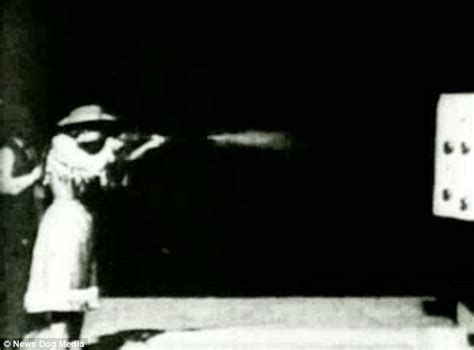rare footage shows famed gunslinger annie oakley in action daily mail