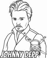 Depp Topcoloringpages sketch template