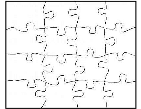 printable blank puzzle pieces  printable