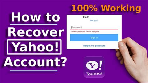 how to recover yahoo mail account password 2021 100 working