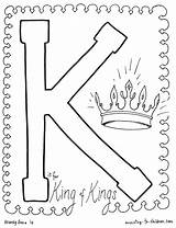 King Coloring Kings Pages Bible Alphabet Jesus Letter Josiah Holy Children Crafts Print Crown Sheets Printable Preschool Kids Christian Thursday sketch template
