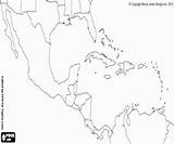 America Central Mexico Mapa Map Coloring Centroamerica Pages Para Colorear Dibujar América Centroamérica Mapas Pintar Maps Imprimir Imagenes Las Choose sketch template