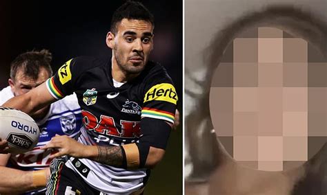 penrith panthers player tyrone may is sidelined after sex tape daily