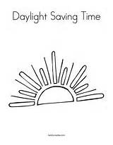 Coloring Daylight Time Saving Sun Astronomy Pages Matahari Draw Twistynoodle Noodle Sunny sketch template