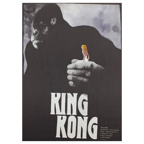 godzilla and king kong peace signed by designer steff geissbuhler at