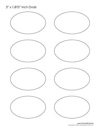 oval templates blank shape templates  printable  templates printable
