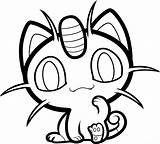Pokemon Coloring Pages Drawing Chibi Printable Meowth Draw Cute Colorear Para Dibujos Step 1109 Print Kids Kawaii Pagers Getdrawings Pintar sketch template