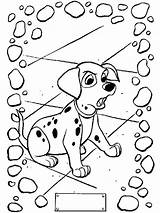 101 Coloring Disney Pages Dalmatian Cartoon Printable Sheet sketch template