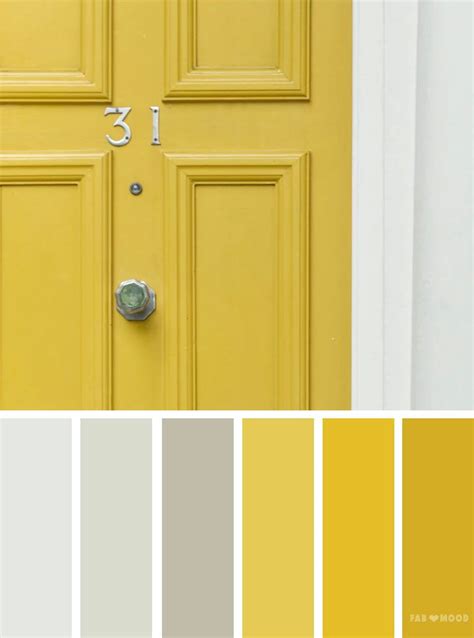 Silver And Yellow Colour Scheme Grey And Yellow Color Scheme Color