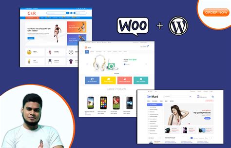 create wordpress ecommerce website  store  woocommerce