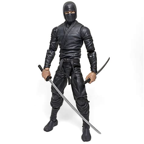 sold  deluxe ninja black articulated icons