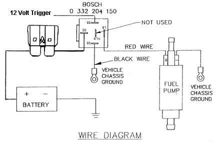 information tech area   wire  fuel pump relay
