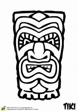 Totem Tiki Maternelle Africains Coloriages Colorier Nuit Créations Luau Totems Traditionnel Africain Tatouage sketch template